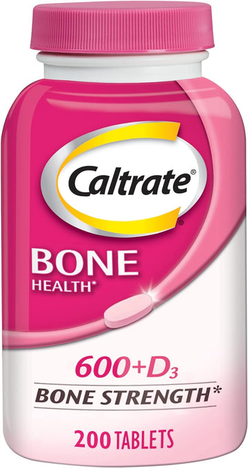 Caltrate 600 Plus D3 Calcium And Vitamin D Supplement Tablets, Bone He