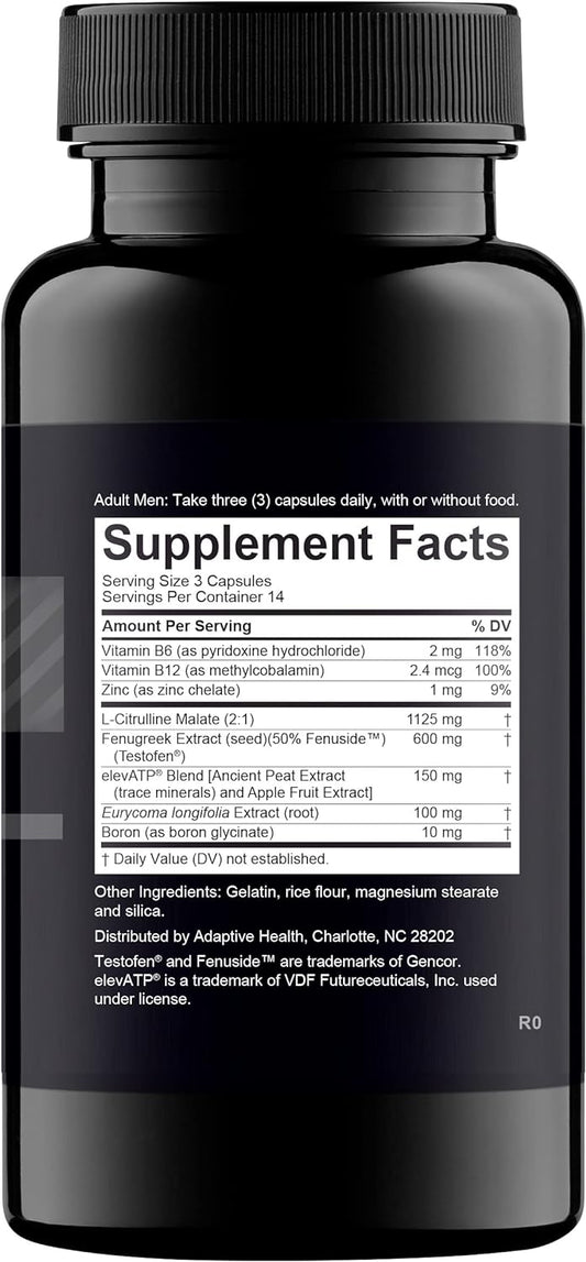 Nugenix Total-T, Free And Total Testosterone Booster Supplement For Men, 42 Count