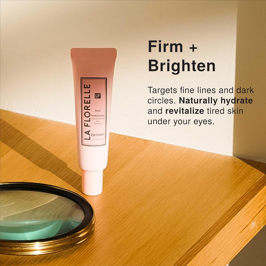 LA ORELLE Probiotic Refining Eye Cream: Smooths Wrinkles & Depuffs Eyes - Firming & Anti-Aging Ingredients - Ultra Hydrating, Hypoallergenic, Anti Inammatory Under Eye Wrinkle Repair Cream