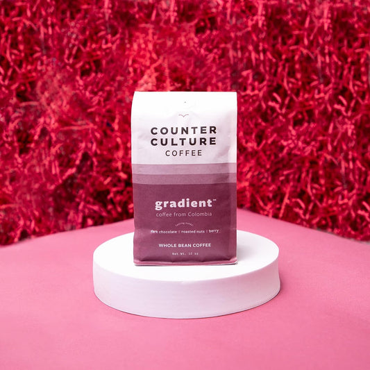 Counter Culture Coffee Gradient - Dark Roast, Kosher, Whole-Bean Colombian Coffee, (1 Bag)