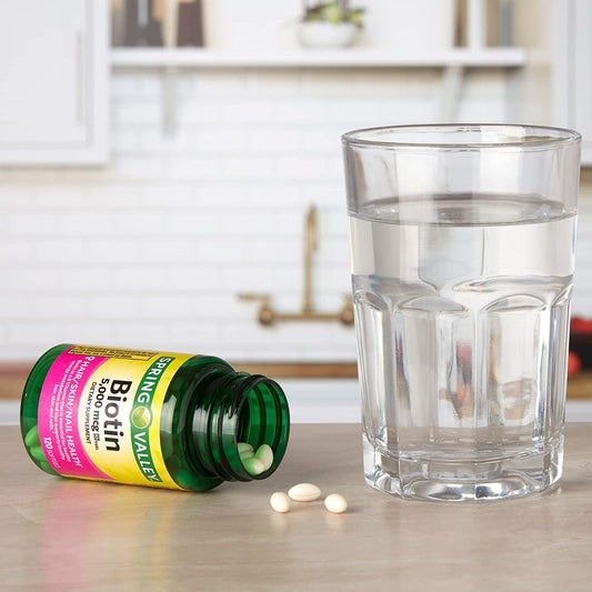 Spring Valley - Biotin 5000 Mcg, Super Potency