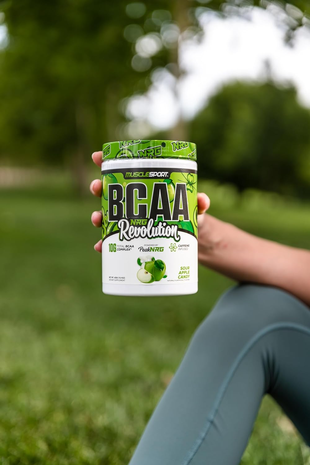 Musclesport BCAA NRG Amino Acid Energy Powder Supplement for