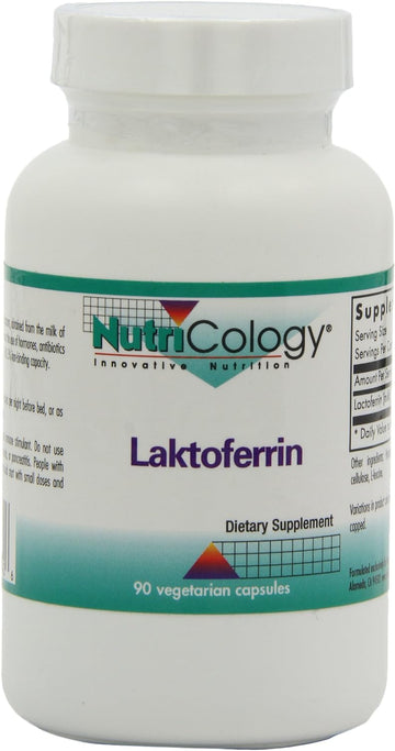Nutricology Laktoferrin, Vegicaps, 90-Count