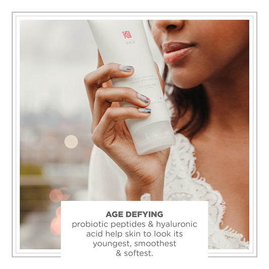 Zents Age Defying Mini Probiotic Lotion (Ore Fragrance) Anti-Aging Body and Hand Cream with Organic Shea Butter & Hyaluronic Acid, 1  , TSA Approved Travel Size