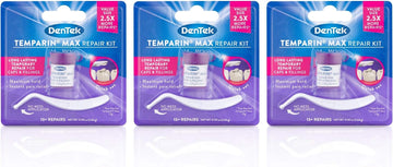 Dentek Temparin Max Repair Kit For Caps, Crowns, Fillings 0.09  | Pack of 3