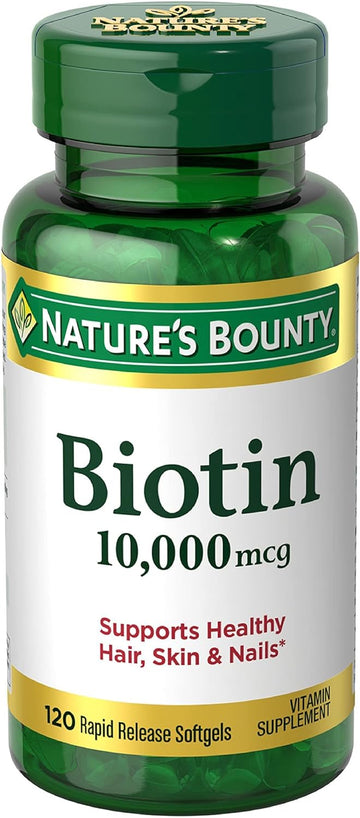 Nature'S Bounty Biotin, Supports Healthy Hair, Skin And Nails, 10,000