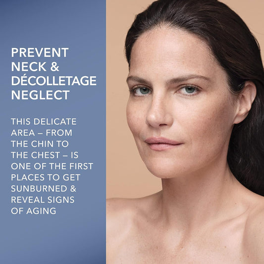 RoC Multi Correxion 5 in 1 Chest, Neck, and Face Moisturizer Cream with SPF 30, for Neck Firming and Wrinkles, Vitamin E & Shea Butter, Oil Free Skin Care, 1.7