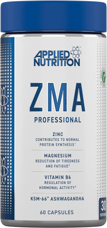 Applied Nutrition Zma - Zinc, Magnesium, Vitamin B6 With Added Ksm-66,50 Grams