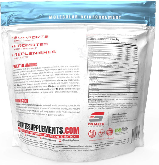 Granite Essential Amino Acids + Branched Chain Amino Acids + Electrol