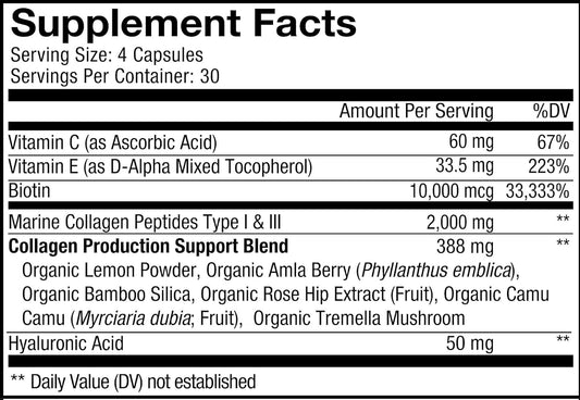 Codeage Marine Collagen Peptides  Hydrolyzed Fish Collagen