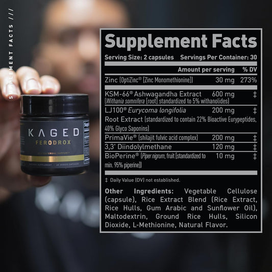 Kaged Testosterone Booster | Ferodrox | Ultra-Premium Hormone Manageme