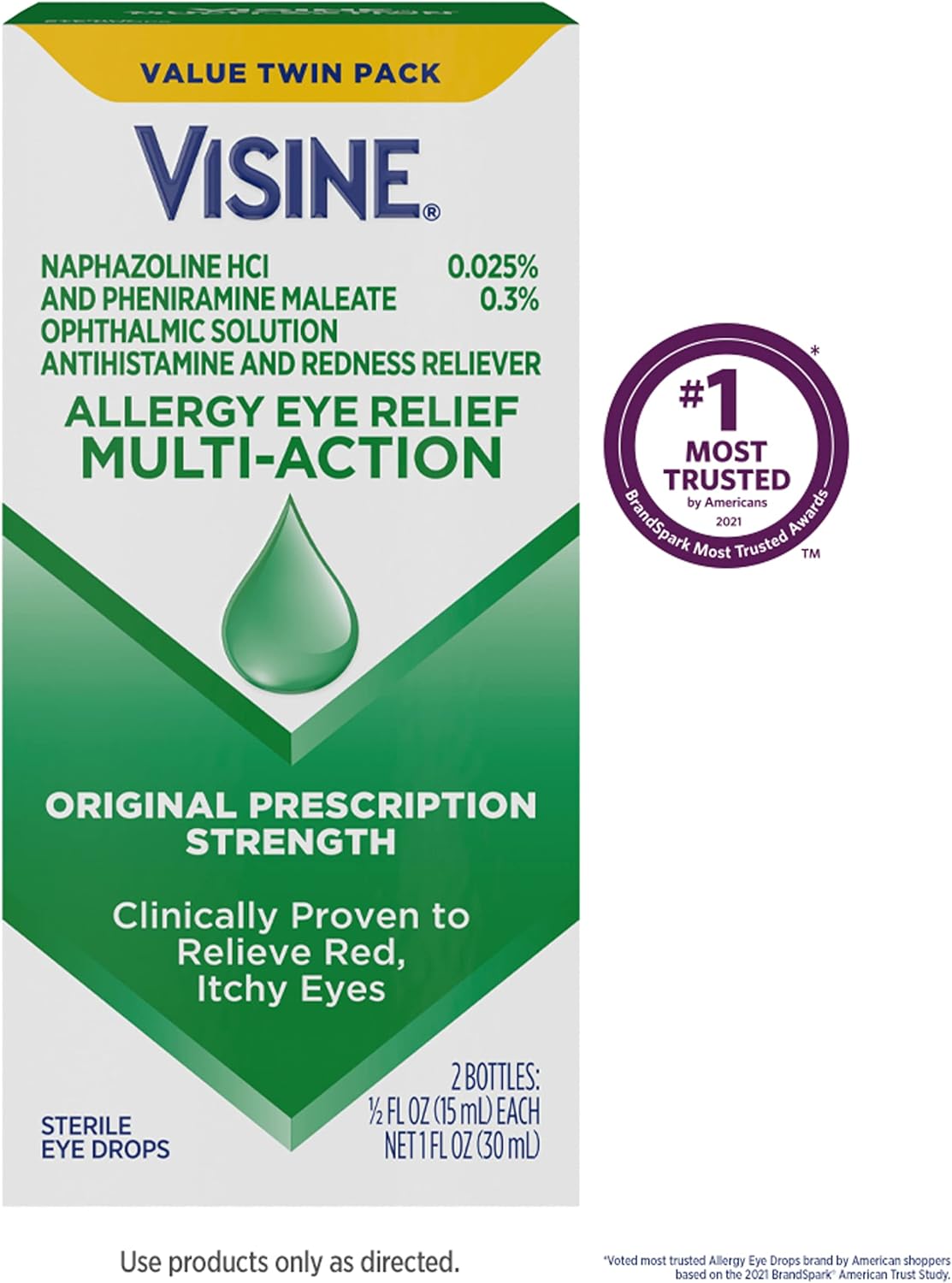 Visine Allergy Eye Relief Multi-Action Antihistamine & Redness Relief