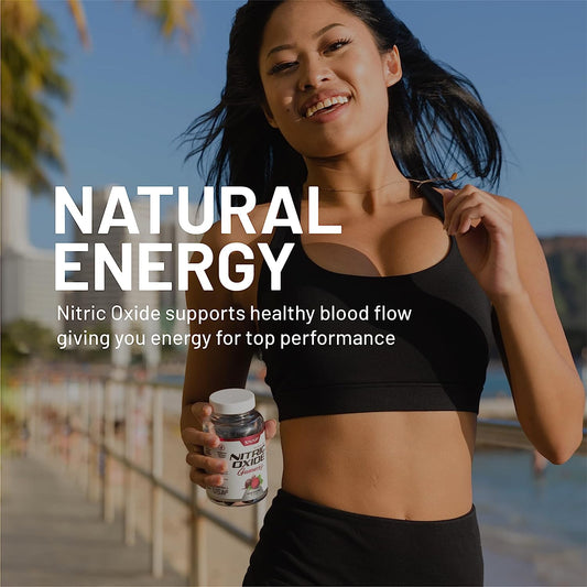 Snap Supplements Sugar Free Nitric Oxide Beet Root Gummies - Heart Health, Energy Boost, Circulation, Beet Root Chewable