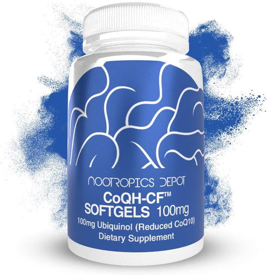 Nootropics Depot Ubiquinol Coqh-Cf Softgels | 100Mg Ubiquinol Suppleme
