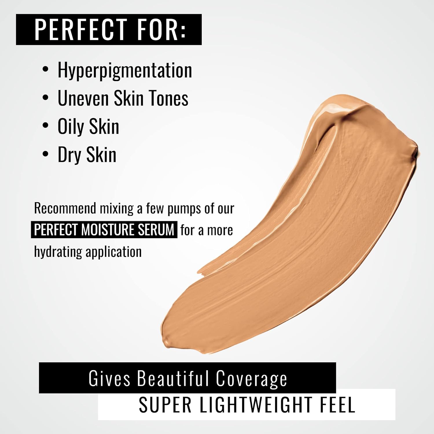 CARA Cosmetics Perfecta Base Foundation - Full Coverage Foun