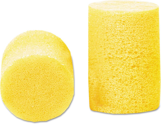 3M 3101001 Ear Classic Earplugs, Pillow Paks, Uncorded, Pvc Foam, Yellow, 200 Pairs