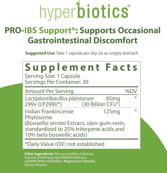 Hyperbiotics Pro Ibs Probiotic Support | Lactobacillus Plant