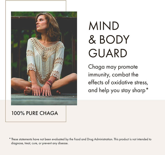 Anima Mundi Chaga Mushroom Powder - Organic Chaga Mushroom Powder - Im
