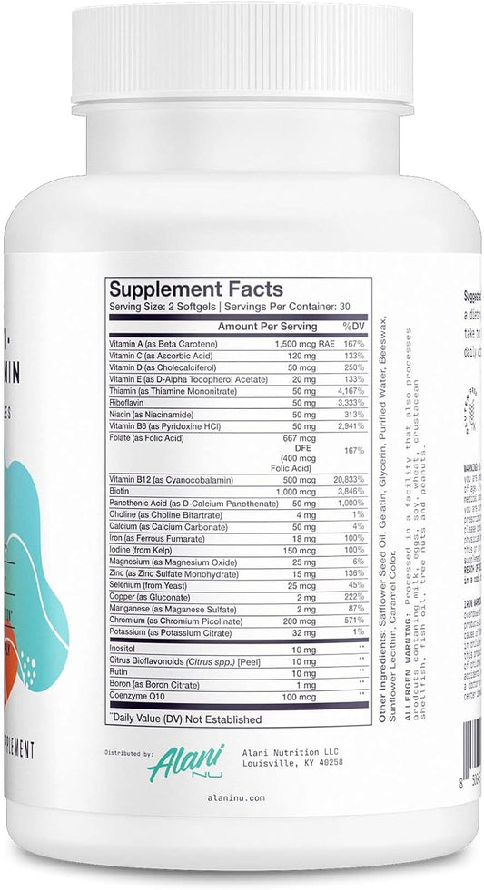 Alani Nu Multivitamin And Balance Supplement Bundle | Gluten Free | Ve