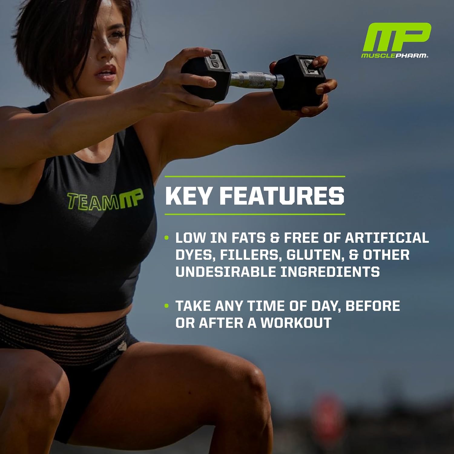 MusclePharm Combat 100% Whey, Vanilla - 5 lb Protein Powder - Gluten F