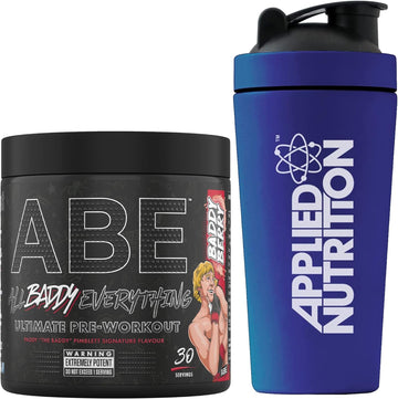 Applied Nutrition Bundle Abe Pre Workout 375G + 750Ml Steel Protein Sh500 Grams