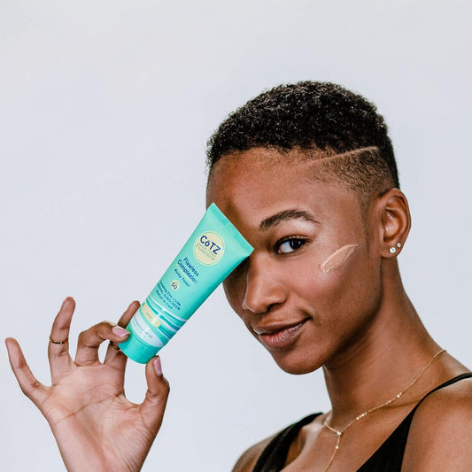 C?TZ awless Complexion Richly Tinted | Facial Mineral Sunscreen | For Medium to Dark Skin Tones | All Skin Types | Broad Spectrum SPF 50 | 2.5 / 70 g