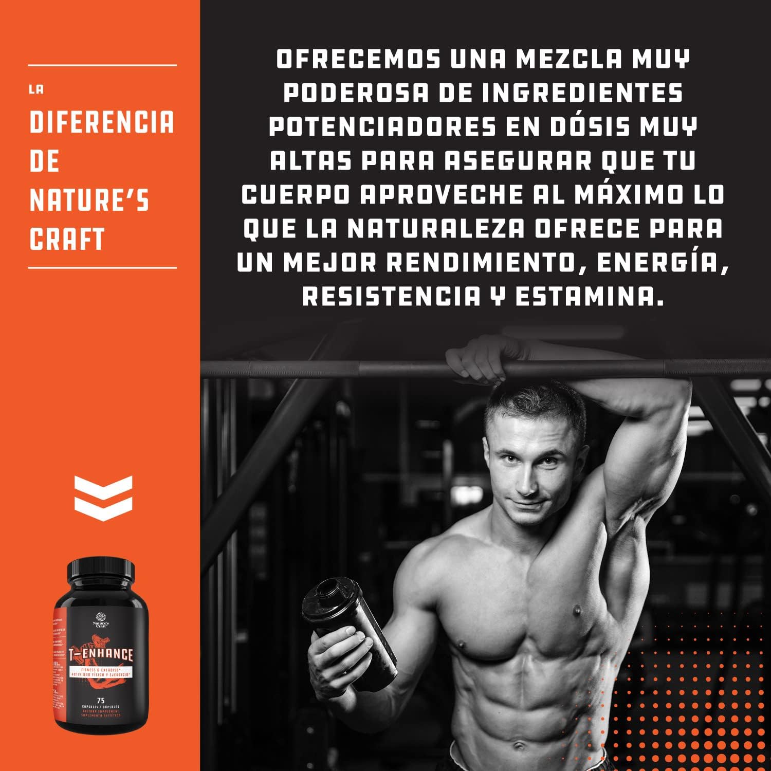 Aumento de testosterona masculina para hombres – Suplemento