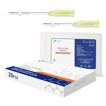 HYPOD Pdo Lifting Thread, Pdo Threads Lift for Eyes, Helps Restore Skin's Firmness and Elasticity, and Improves Eye Wrinkles (20PCS-*38MM)