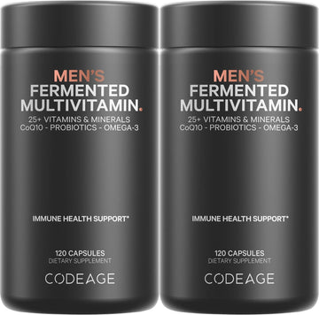 Codeage Mens Daily Multivitamin Supplement, 25+ Vitamins & Minerals F
