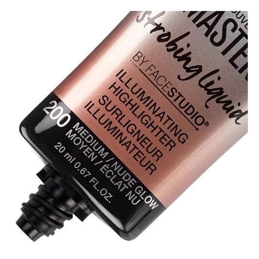Maybelline Master Strobing Liquid Illuminating Highlighter, 200 Medium Nude Glow, 0.67   - Pack of 2