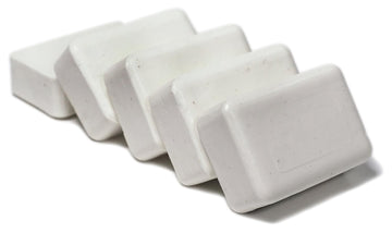 Dermaharmony Set of 5 2% Pyrithione Zinc (ZnP) Bar Soap 4  - Crafted for Those with Skin Conditions - Seborrheic Dermatitis, Dandruff, etc