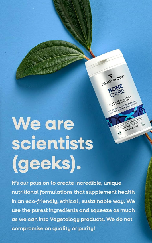 Vegetology Bone Care Bone Health Supplements - Phytodroitin, Glucosami