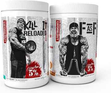 5% Nutrition 2-Stack | Kill It Reloaded + Fasf | Pre-Workout + No Boos