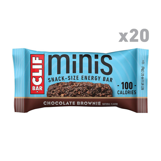 Clif Bar Minis - Chocolate Brownie Flavor - Made With Organic Oats - N0.18 Ounces