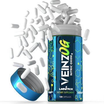 Lmnitrix Veinz Og  Nitric Oxide Booster Pills With Yohimbe  Pump Supplement  N.O. Mens Pump Supplement 120 Capsules