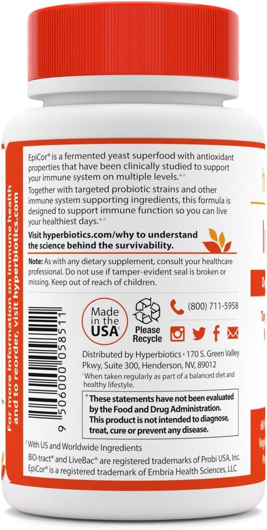 Hyperbiotics Pro Gut Integrity, Immune Probiotics | Vegan Time Release2.88 Ounces