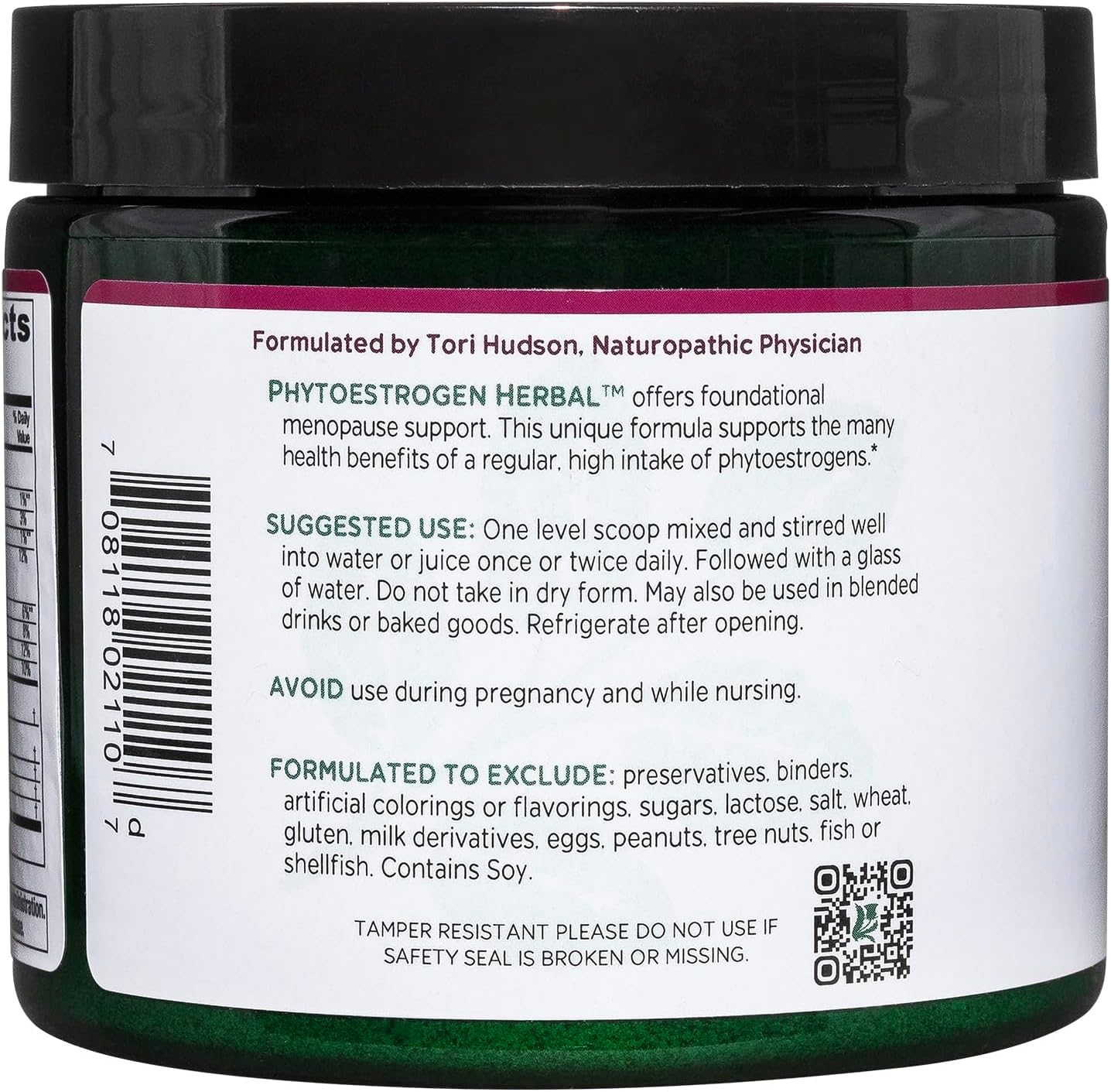 Vitanica Phytoestrogen Herbal Non-GMO PMS, Menopause Relief Supplement