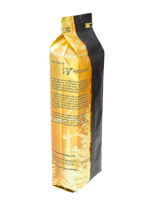 Aquilaland Premium Espresso, Dark Roast, 100% Arabica, (Whole Bean Coffee)