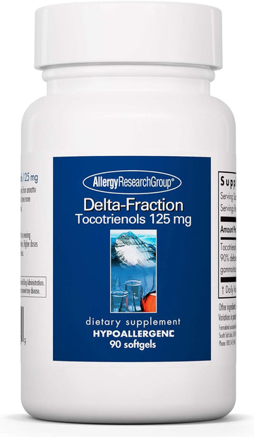 Allergy Research Group Delta-Fraction Tocotrienols 125 Milligrams 90 S