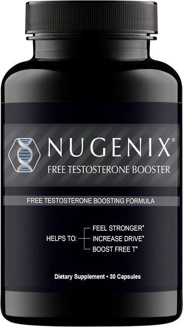 Nugenix Free Testosterone Booster Supplement For Men, 30 Count