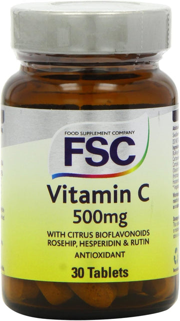Fsc 500Mg Vitamin C Low Acid - Pack Of 30 Tablets
0.5 Grams