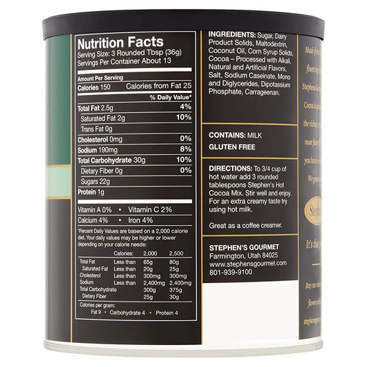 Stephen'S Gourmet Hot Cocoa Chocolate, Mint Truffle