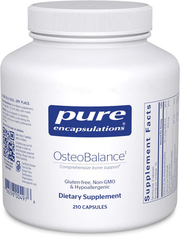 Pure Encapsulations Osteobalance | Hypoallergenic Supplement To Promote Calcium Absorption And Enhance Healthy Bone Mineralization