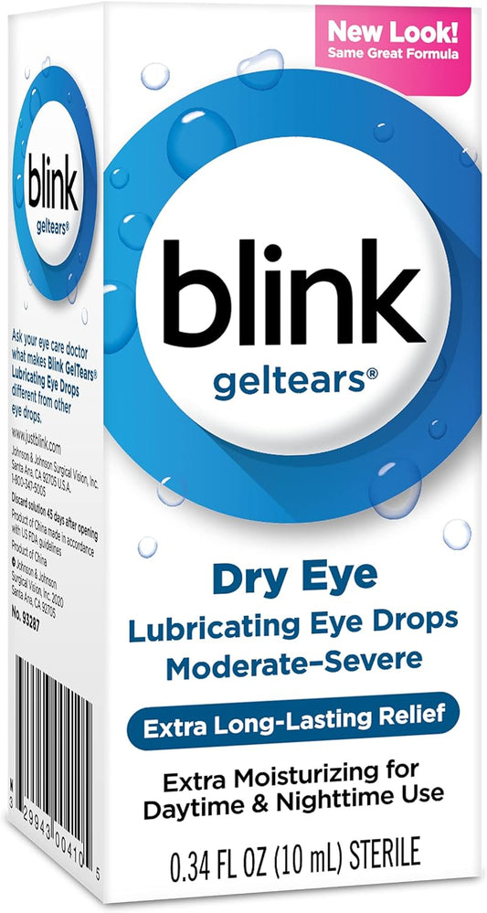 Blink Gel Tears Lubricating Eye Drops 10 Ml (Pack Of 3)