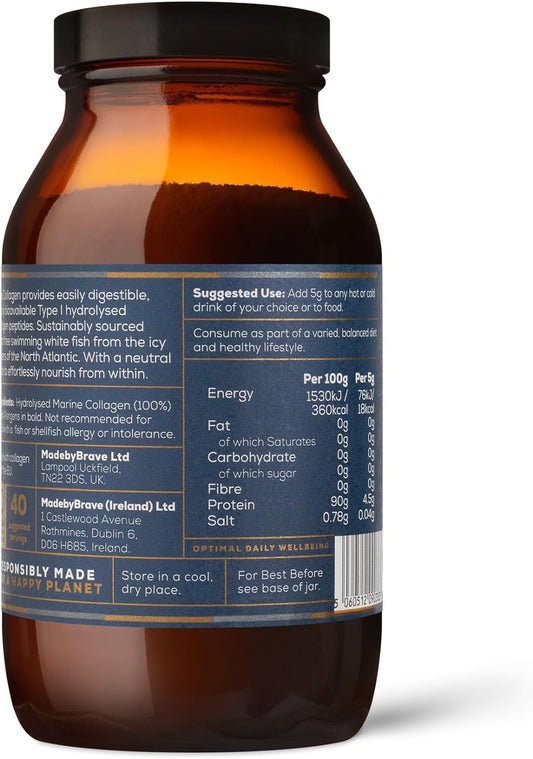 Ancient + Brave Wild Collagen 200G - Wild Caught Marine Collagen Powde570 Grams