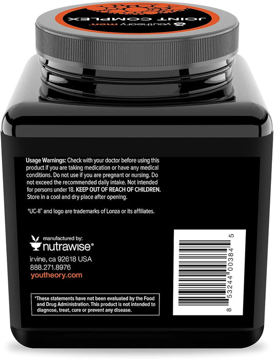 Youtheory Joint Complex For Men  With Boswellia, Ginger, Turmeric, & 0.1 Ounces