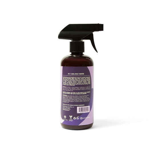 As I Am Rice Water - 16 Ounce - With Forbidden Black Rice, Saw Palmett