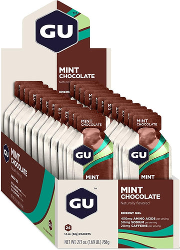 Gu Energy Gel - 24 Packchocolate24 Count (Pack Of 1) 1.1 Pounds
