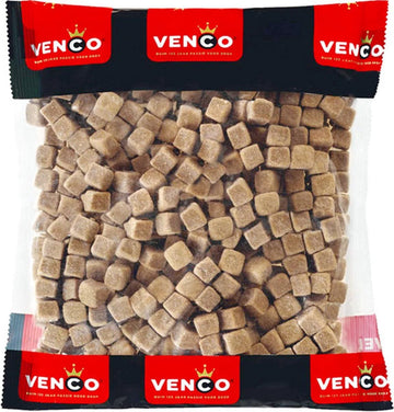 Licorice In 1 Kilo/ 2.2Lb Bag - Venco Griotten (Soft Sugar Coated Square Shaped Anise Flavored Licorice)
