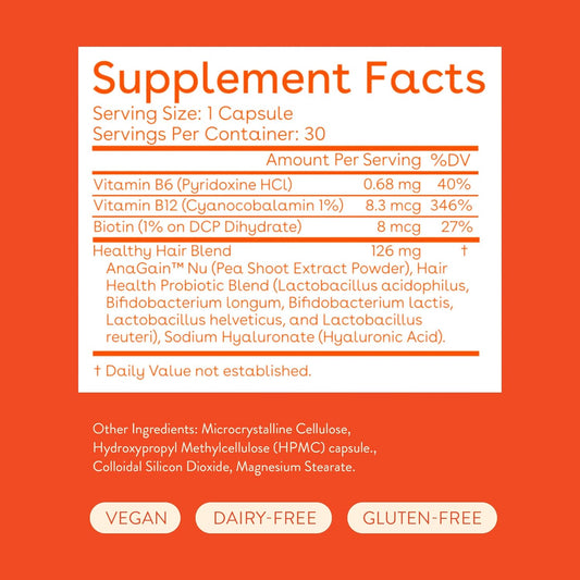 Love Wellness Healthy Hair Probiotics | Support Hair Growth With Bioti